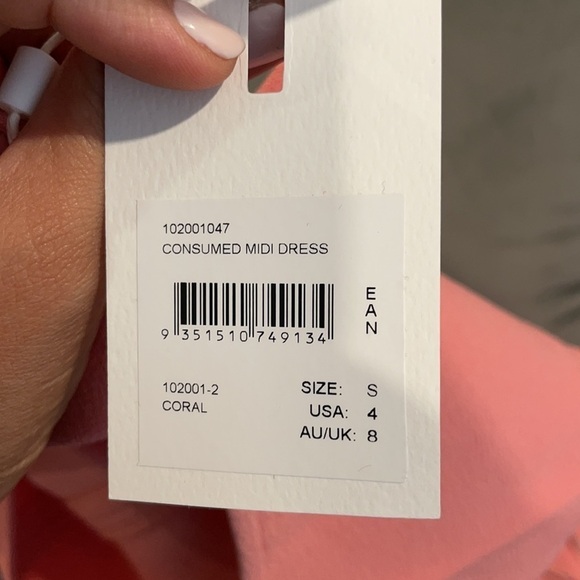 NWT C/MEO Consumed Split-Front Midi Dress - Picture 15 of 15